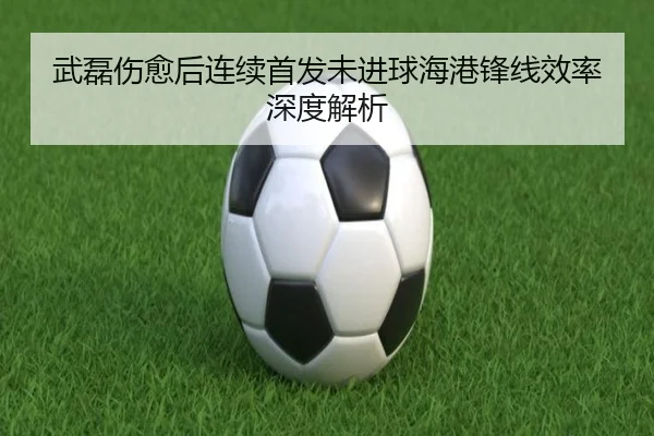 武磊伤愈后连续首发未进球海港锋线效率深度解析